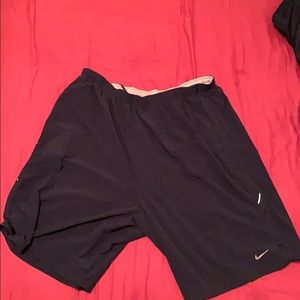 Men’s Nike Athletic Shorts Navy Blue Size:XXL